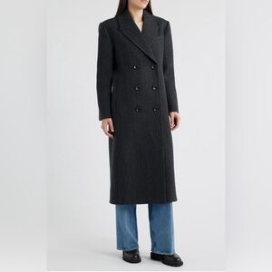 BRAND NEW Bernardo Houndstooth Wool Blend Coat
